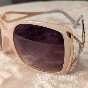 Rose Gold and Neutral Oversized Sunglasses